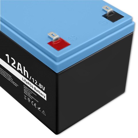 Qoltec Akumulator LiFePO4 Litowo-Żelazowo-Fosforanowy 12.8V 12Ah 153.6Wh BMS