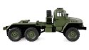 Ciężarówka Wojskowa Amewi Ural B36 6WD Z Naczepą Niskopodwoziową 1:16 RTR Zielony