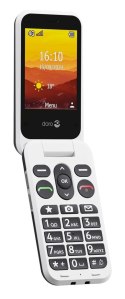Doro Leva L20 7,11 cm (2.8") 132 g Czarny, Biały Telefon funkcjonalny