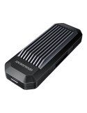 GRAUGEAR G-M202-AC-10G obudowa do dysków twardych Obudowa SSD Czarny M.2