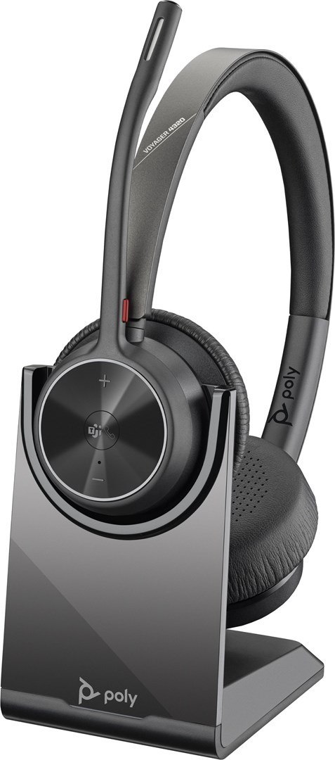 Słuchawki Poly Voyager 4320 USB-A Headset +BT700 dongle + podstawka ładująca 77Y99AA