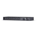 CyberPower PDU81005 rozdzielacz zasilania PDU 1U Czarny 8 Gniazdo(a) sieciowe