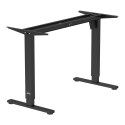 ERGO OFFICE BIURKO ELEKTRYCZNE REGULACJA MAX WYS. 1160MM, MAX - 80 KG, BEZ BLATU DO PRACY STOJĄCO SIEDZĄCEJ, CZARNE ER-400 B
