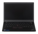 LENOVO ThinkPad T470 i5-6300U 8GB 256GB SSD 14" HD (US QWERTY) Win10pro + zasilacz UŻYWANY