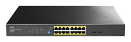 Cudy GS1020PS2 łącza sieciowe Gigabit Ethernet (10/100/1000) Obsługa PoE Czarny