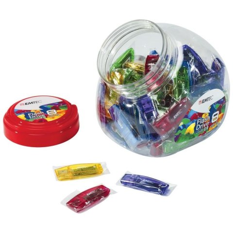 Emtec C410 Color Mix - Candy Jar 2.0 pamięć USB 32 GB USB Typu-A Wielobarwny