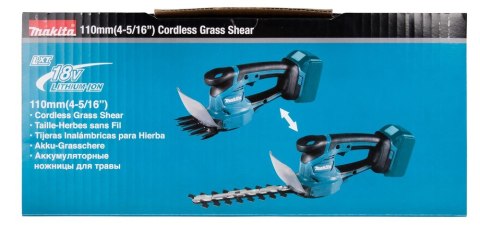 Makita DUM111SYX przecinarka do pędzli/trymer 27 W Bateria Czarny, Niebieski