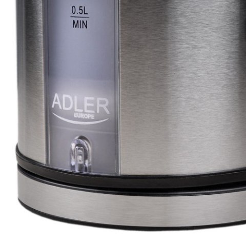 Czajnik elektryczny Adler AD 1216 (2000W 1.8l; kolor srebrny)