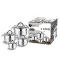 Extralink HOME GARNEK 4-SET STAL NIERDZEWNA 1.9L, 2.7L, 3.6L, 6.1L SF-1132 6,1 l Okrągły