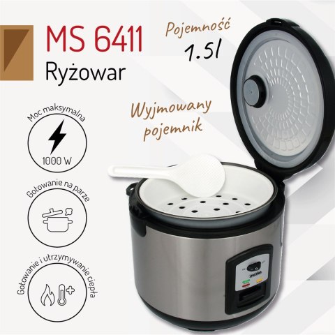 Garnek do gotowania ryżu MESKO MS 6411
