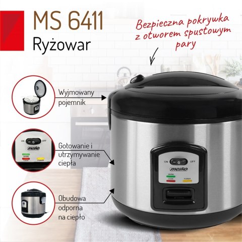 Garnek do gotowania ryżu MESKO MS 6411