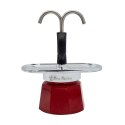 Zestaw ekspresu do kawy Bialetti Mini Express Magritte + 2 kubki do espresso