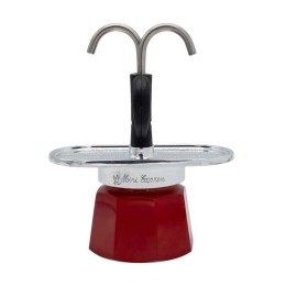Zestaw ekspresu do kawy Bialetti Mini Express Magritte + 2 kubki do espresso
