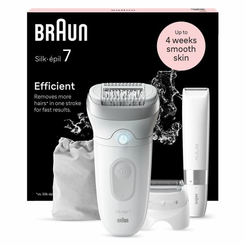Braun Silk-épil 7 7-441 40 pęset(y) Srebrny, Biały