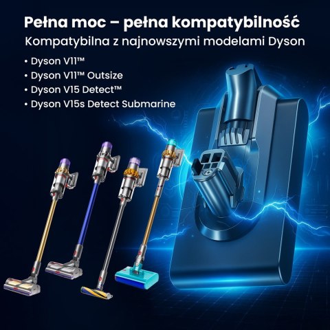 Extralink EX.94552 akcesorium/materiał eksploatacyjny do odkurzacza Bateria Ręczny odkurzacz