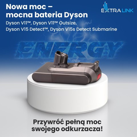 Extralink EX.94552 akcesorium/materiał eksploatacyjny do odkurzacza Bateria Ręczny odkurzacz