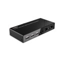 Lindy 32809 przełącznik KVM Czarny