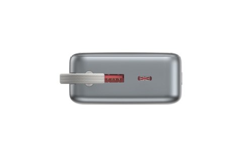 GEMBIRD POWERBANK Z SZYBKIM ŁADOWANIEM 65 W I ZINTEGROWANYMI KABLAMI 20000 MAH, CZARNY