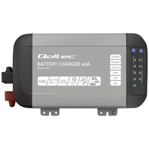 Inteligentna profesjonalna ładowarka Monolith do akumulatorów LiFePO4 AGM GEL SLA 40A 12V