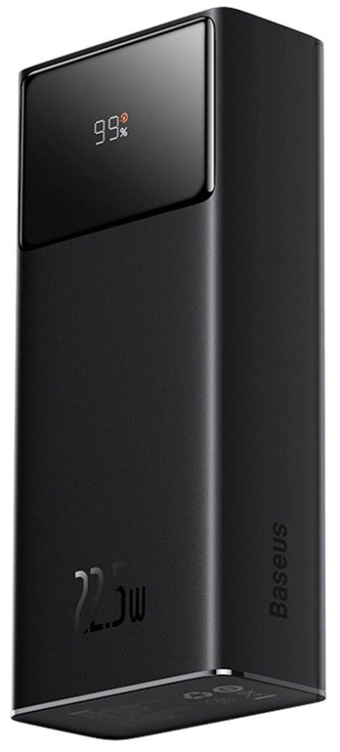 Powerbank Baseus EnerFill FP41 30000mAh 22.5W z kablem Baseus Simple USB-A - USB-C 3A 30cm - czarny