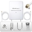 Qoltec Antena 5G LTE | 16dBi | kierunkowa | zewnętrzna | SMA | 3300-3800MHz | wodoodporna | 3m