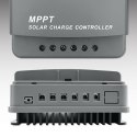 Qoltec Solarny regulator ładowania MPPT z czujnikiem temperatury 10A |12V / 24V | LCD | 2 x USB | Bluetooth | APP | GEL | LiFePO