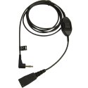 Kabel audio Jabra 8735-019 0,5 m QD 3.5mm Czarny