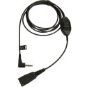 Kabel audio Jabra 8735-019 0,5 m QD 3.5mm Czarny