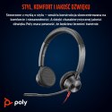 Poly Blackwire 3325 Stereo Microsoft Teams Certified USB-C Headset +3.5mm Plug +USB-C/A Adapter