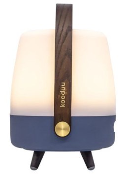 Kooduu Lite-up PLAY Mini Głośnik mono przenośny Niebieski, Biały, Drewno 8 W