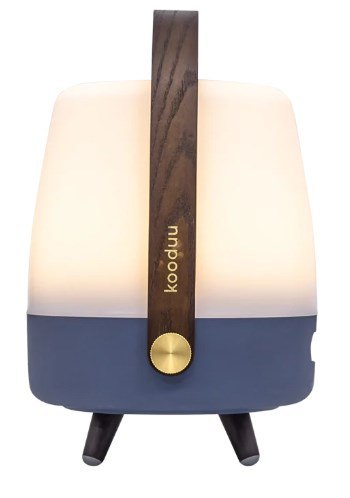 Kooduu Lite-up PLAY Mini Głośnik mono przenośny Niebieski, Biały, Drewno 8 W