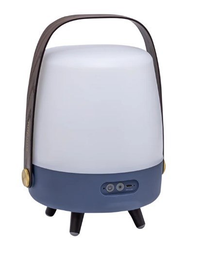 Kooduu Lite-up PLAY Mini Głośnik mono przenośny Niebieski, Biały, Drewno 8 W