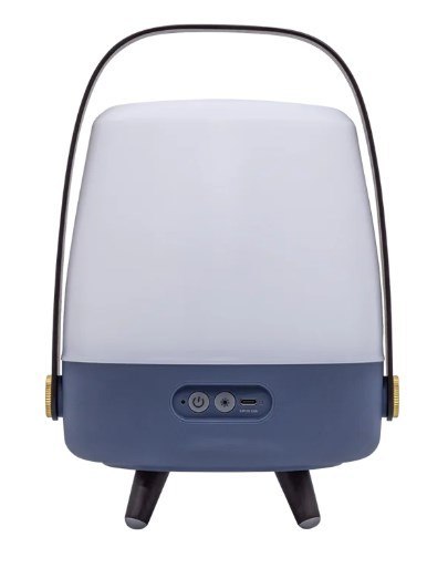 Kooduu Lite-up PLAY Mini Głośnik mono przenośny Niebieski, Biały, Drewno 8 W