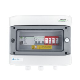 Rozdzielnica przył. AC hermetyczna IP65 EMITER z ogranicznikiem przepięć AC Dehn typ 2, 40A 3-F, RCD typ A 63A/300mA