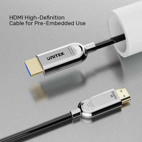 UNITEK KABEL HDMI OPTYCZNY 2.0 AOC 4K 60HZ 20M