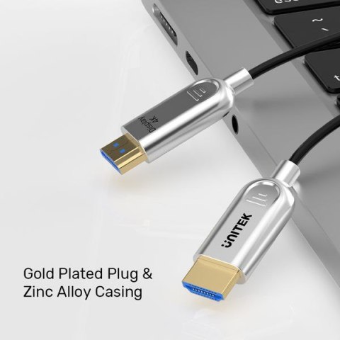 UNITEK KABEL HDMI OPTYCZNY 2.0 AOC 4K 60HZ 20M