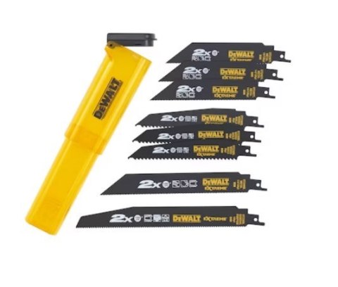DeWALT DT2443L-QZ wyrzynarka, piła wyrzynarkowa oraz ostrze do piły tarczowej Brzeszczot do piły poprzecznej 2 szt.