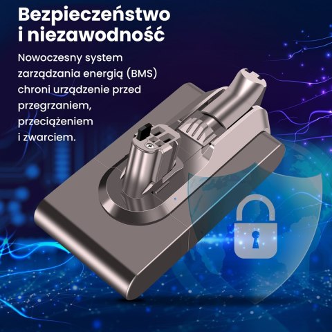 Akumulator Extralink EX.22981 do DYSON, V11 (CLICK TYPE) 25.2V 3000MAH przemysłowy