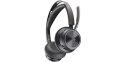 POLY Zestaw słuchawkowy Voyager Focus 2 z certyfikatem Microsoft Teams USB-C-C + przejściówka USB-C/A + podstawka ładująca