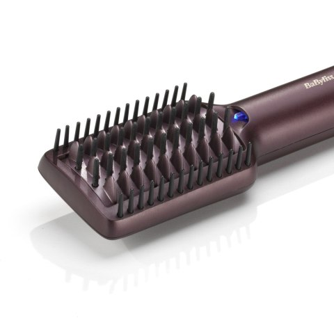 BaByliss Air Power AS6400E urządzenie do stylizacji włosów Szczotka do prostowania Airflow Kasztanowy 900 W 2,5 m