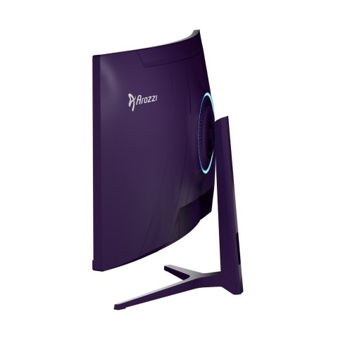 Arozzi Nova 34" Curved monitor komputerowy 86,4 cm (34") 3440 x 1440 px 4K Ultra HD LED Fioletowy