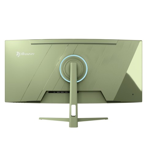 Arozzi Nova 34" Curved monitor komputerowy 86,4 cm (34") 3440 x 1440 px 4K Ultra HD LED Zielony
