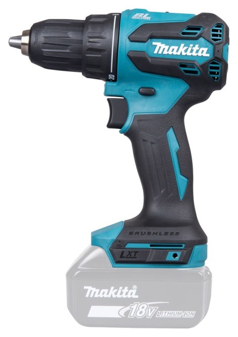 Makita DDF490Z wiertło 1900 RPM Zamek centralny 1,7 kg Niebieski, Czarny