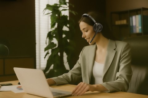 Słuchawki Creative Chat Wireless Headset GAPL-1582 51EF1290AA000 Czarne