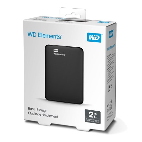 Dysk zewnętrzny HDD WD Elements Portable 2TB 2.5 Black