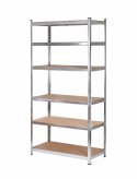 Regał AW 6 półek 225x90x50 nośność 300kg / 6,0mm - wciskany szybki montaż