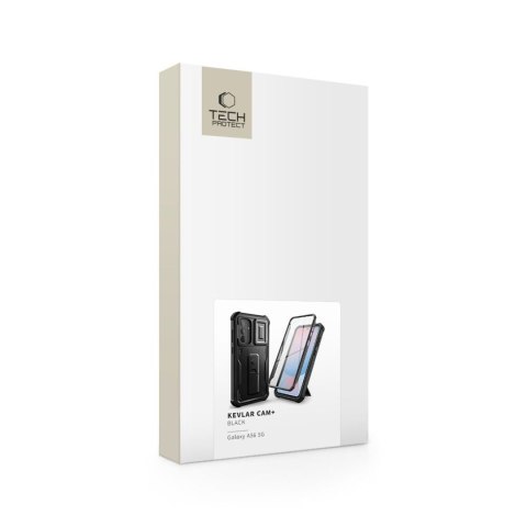 Etui pokrowiec na Samsung Galaxy A56 5G Kevlar Cam+ - czarny