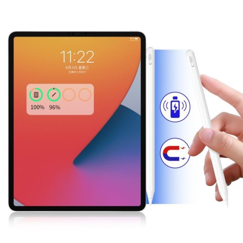 Rysik magnetyczny do tabletu iPad Digital Magnetic Stylus Pen 2 - biały