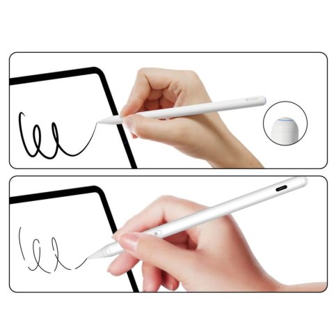 Rysik magnetyczny do tabletu iPad Digital Magnetic Stylus Pen 2 - biały