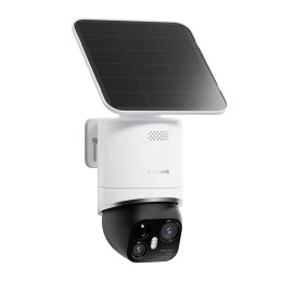 Kamera zewnętrzna 360 z panelem solarnym 4K 8MP 2.4GHz WiFi 13000mAh - biała
